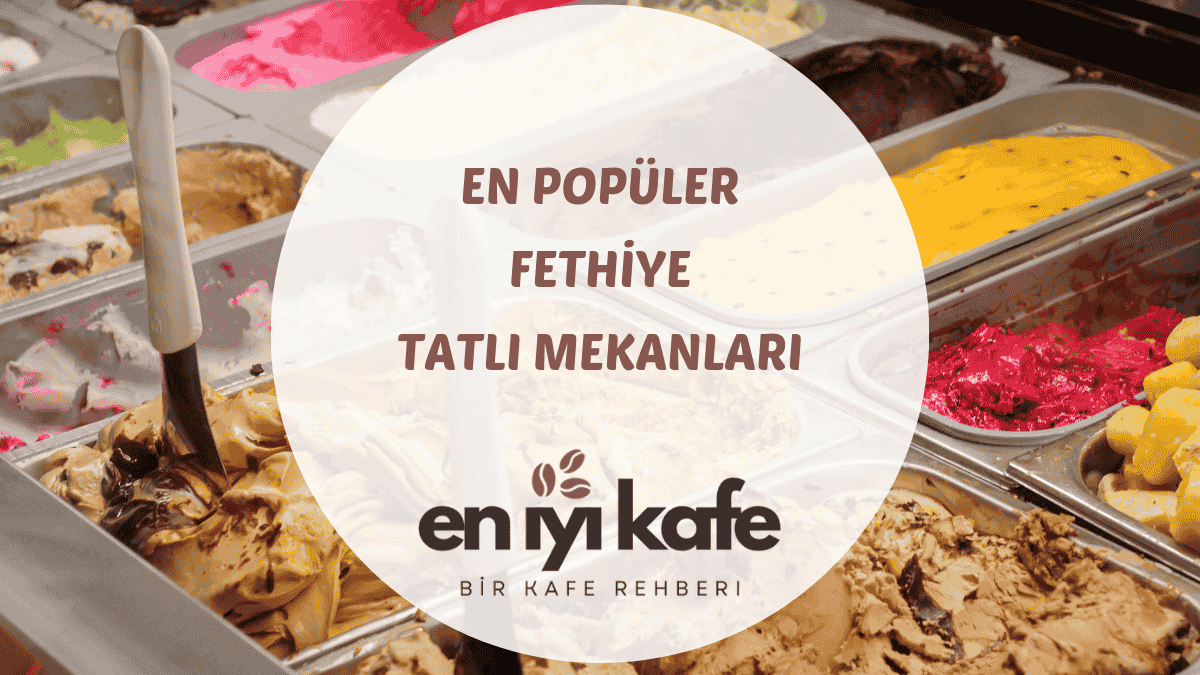 Fethiye'nin en iyi tatlıları: Baba Dondurma'dan bir külah dondurma, şerbetli lokma tatlısı ve Kukina Caferia'dan bir dilim cheesecake.